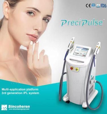 Sincoheren High Quality Vertical IPL System Skin Rejuvenation Hair Removal Machine