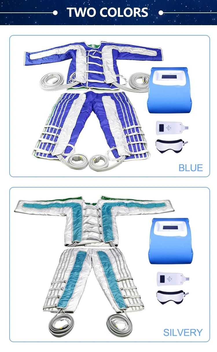 Br610 Jacket Pressotherapy Pants Presoterapia Far Infrared Pressotherapy Full Body Massage Lymph Drainage Slimming Machine