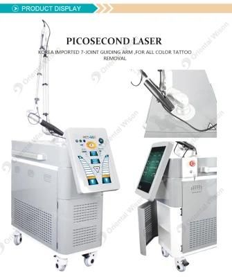 2022 Picosecond Laser 755nm Tattoo Removal Dark Spots Removal Carbon Peeling Skin Whitening Machine