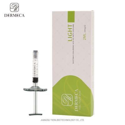 Dermeca Hyaluronic Acid Dermal Filler Injections 2ml Lip Filler for Beauty Cosmetic Injection