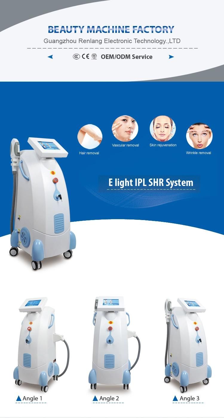 Painless Hair Removal Machine IPL Shr Elight Laser