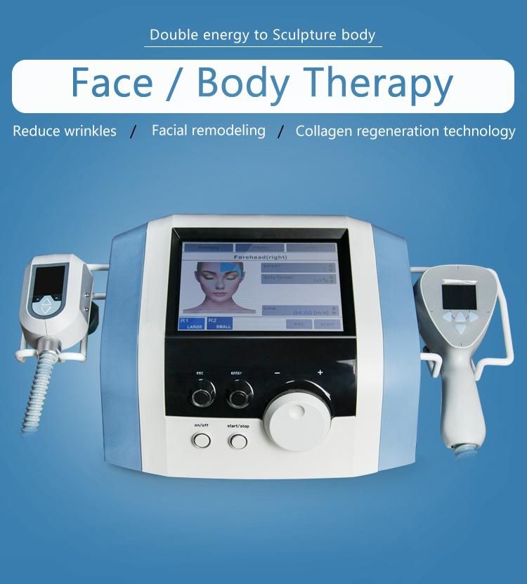 Portable Body Shaping 2-in-1 Ultrasound RF Beauty Machine for Fat Removal Loss Weight with Factory Price