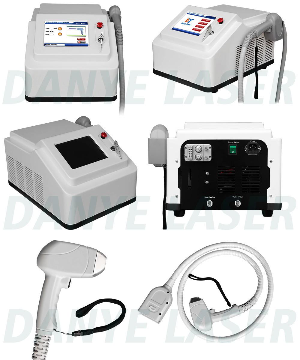 Portable Painless Laser Hair Removal and Skin Rejuvenation 808 Diode laser Machine