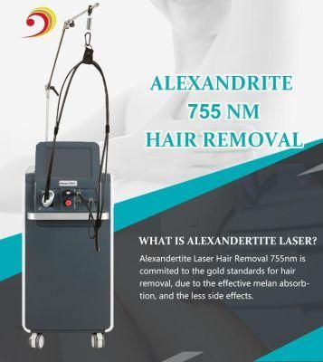 Long Pulsed ND YAG 1064nm Alexandrite 755nm Laser Gentle Max PRO Laser for Hair Removal Salon Laser