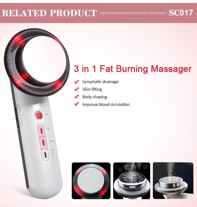 Home Use 6 in 1 EMS Infrared Ultrasonic Body Slimming Machine with LED Light