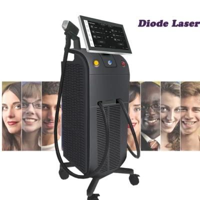 2022 New Two Handles Alma Ice Platinum Hair Removal Laser Machine 808nm Laser Diode Alma