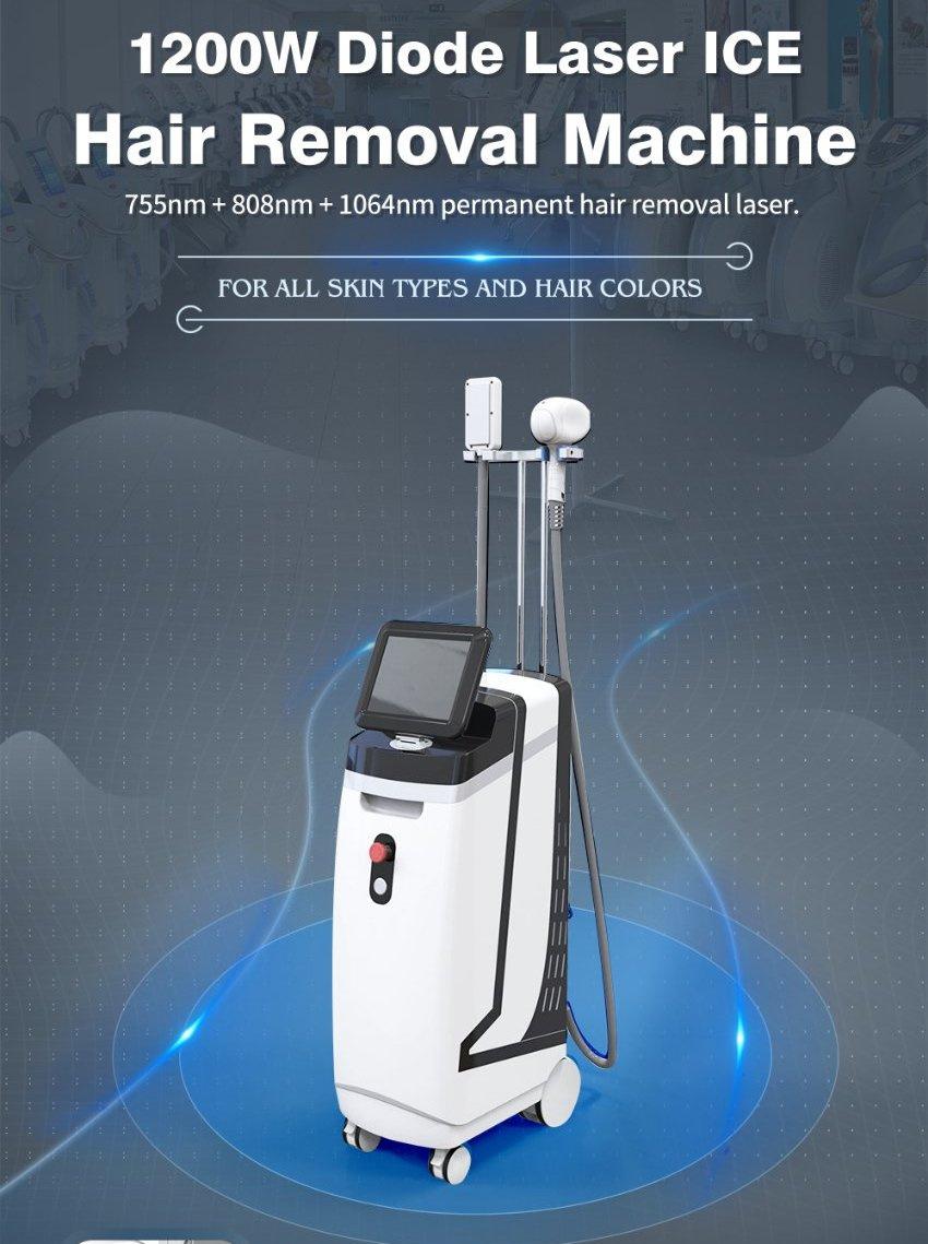 755nm 808nm 1064nm Diode Laser Hair Removal Machine