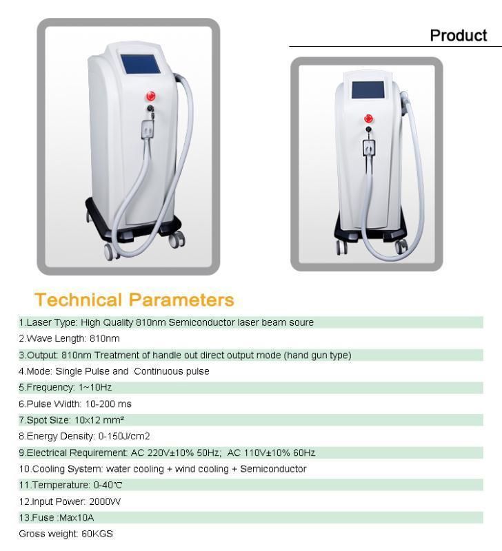 Newest Technology Diode Laser 808 Hair Removal Machine Msldl12