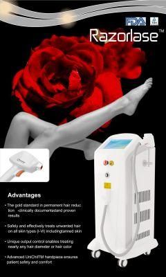 Best 3 in 1 Wavelenghts 808nm 755nm 1064 Hair Removal Machine for Sale with TUV Tga Medical CE Approved