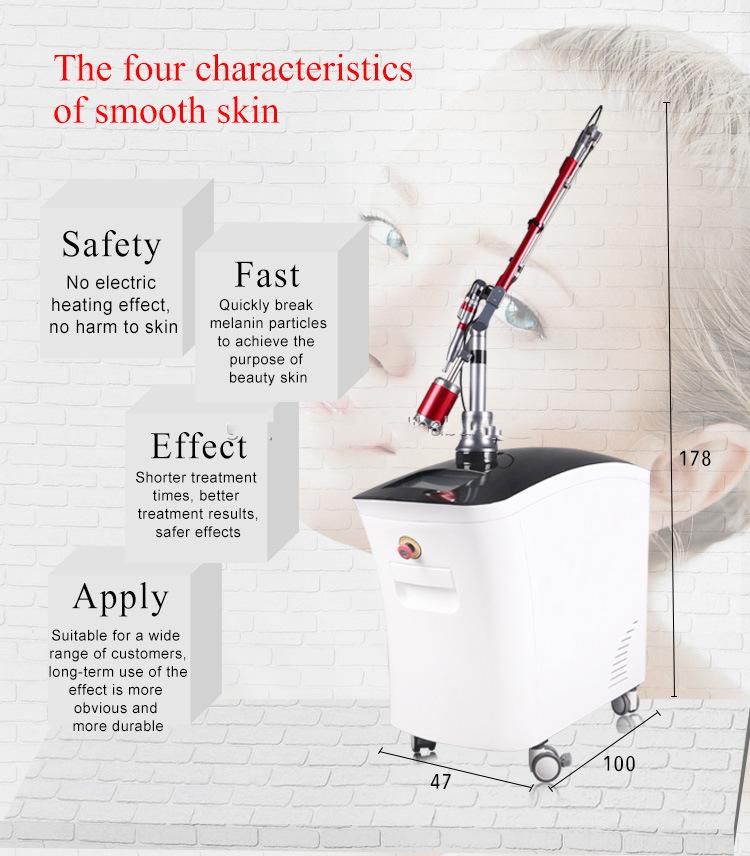 Professional Picosecond Laser Tattoo Removal Wrinkle Removal Vascular Removal Machine