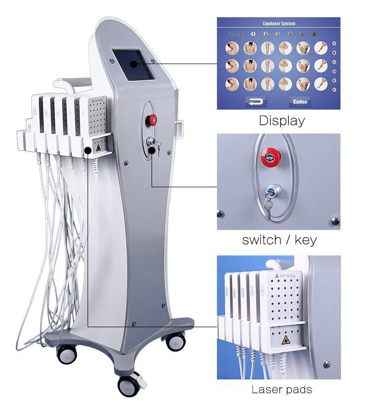 Laser Diode Lipolaser Machine Body Slimming Machine for Body Shaping