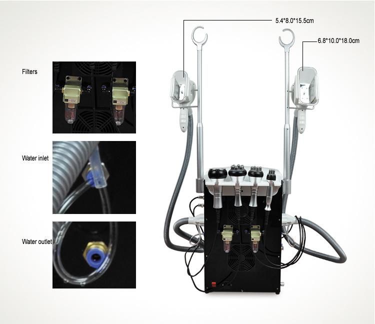 6 in 1 Cryolipolysis Fat Freezing Cavitation RF Multifunctional Machine