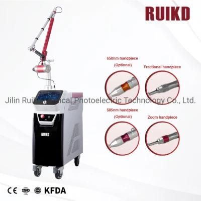 1064nm/532nm Eo Q-Switch ND YAG Laser for Tattoo Removal