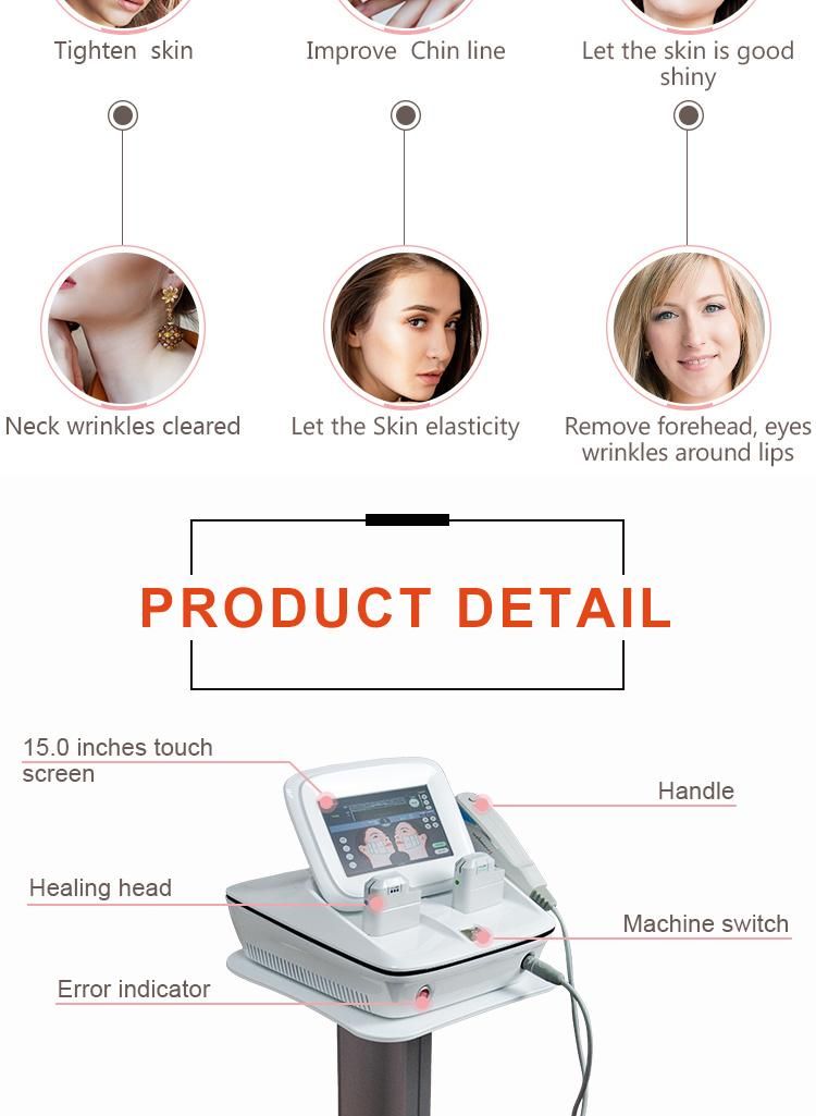 Hifu Body Wrinkle Removal Ultrasonic Skin Tightening Face Lifting Beauty