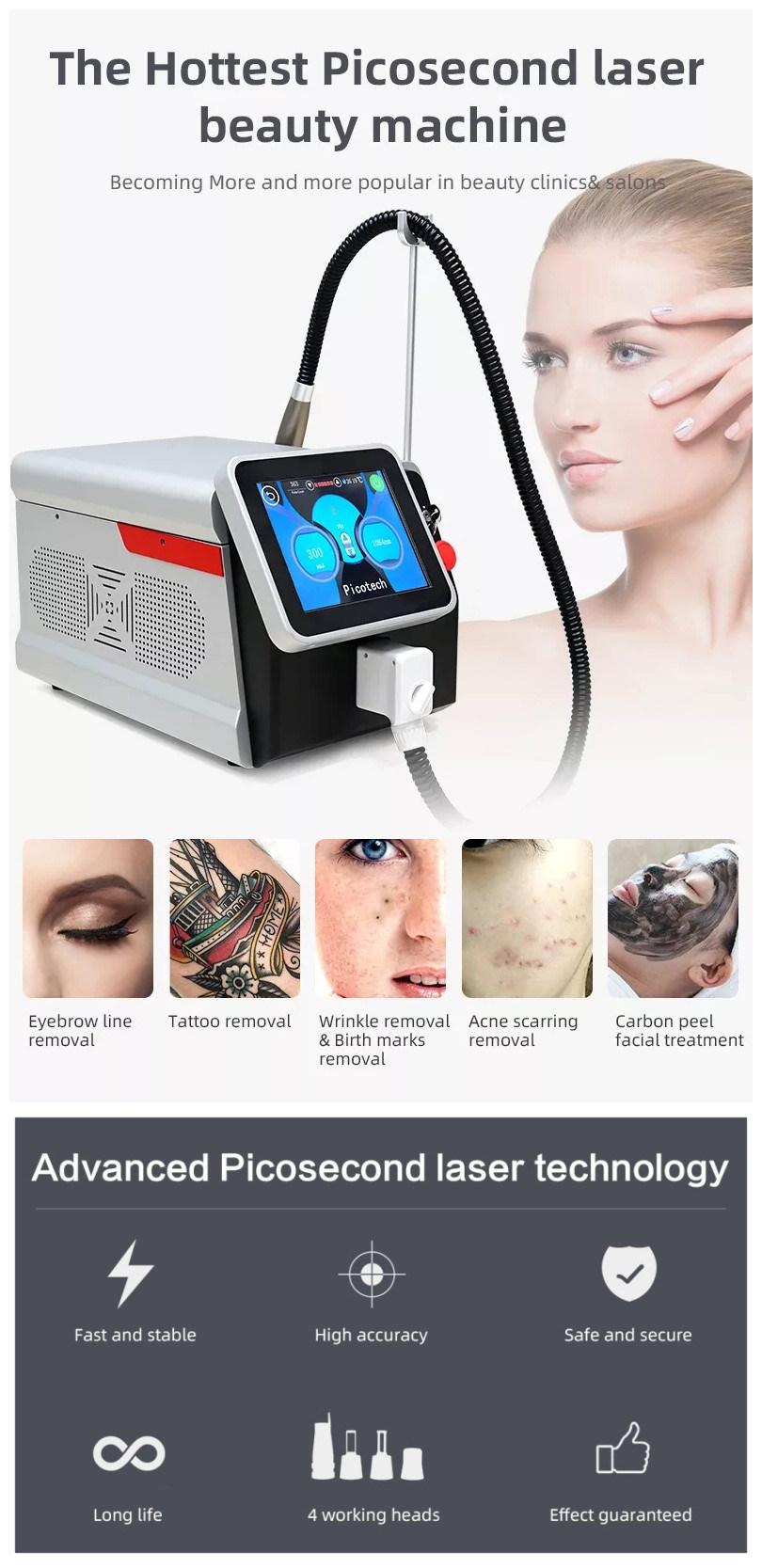 Portable Picosecond Machine for Laser Tattoo Removal Anti Aging