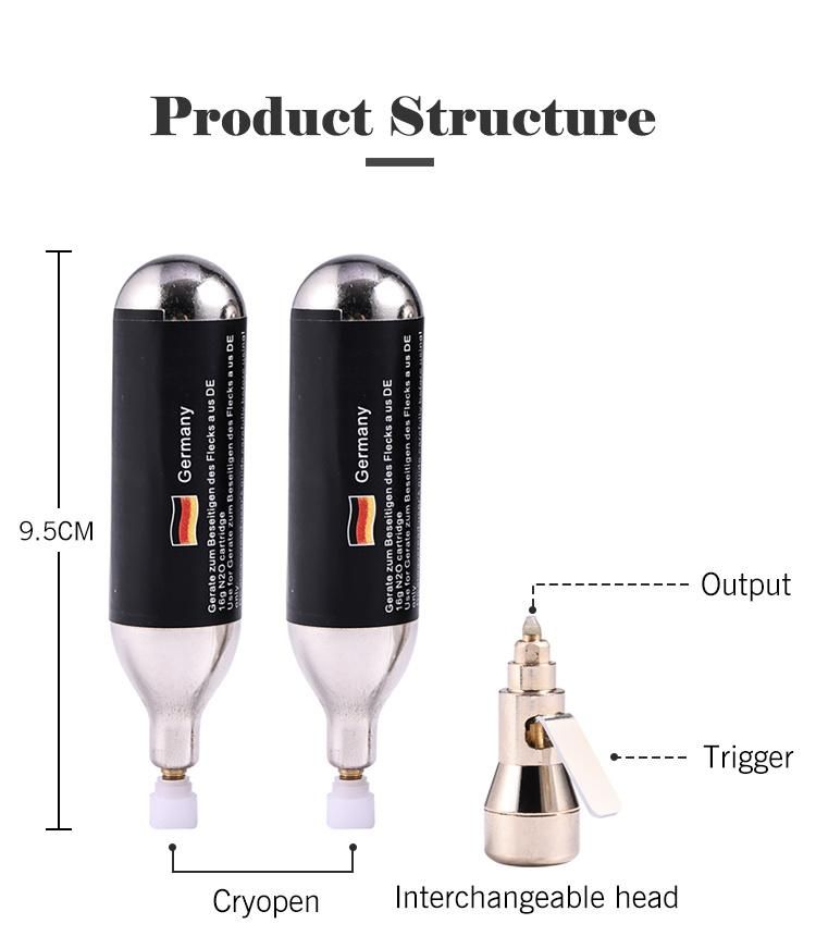 Mini Liquid Nitrogen Spot Removal Cryo Pen with Interchangeable Head