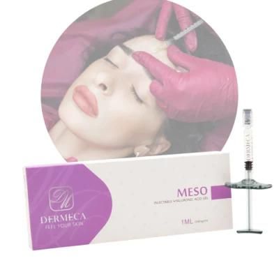 Korean Noncrosslinked Hyaluronic Acid Cosmetic Injection Sodium Hyaluronate 2ml Meso Filler