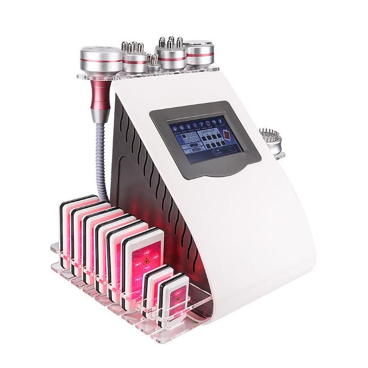 Vacuum RF Bio 40K Cavitation Lipo Laser Body Slimming Machine for Weight Loss Skin Tightening