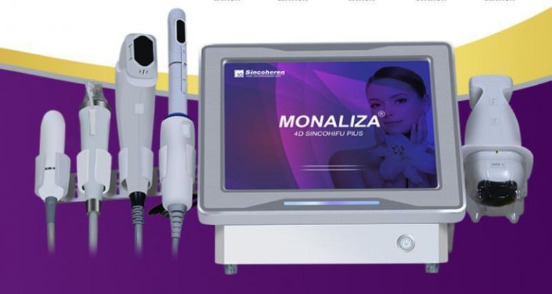 4D Ultrasound Machine 6 in 1 Multi Functional Hifu Machine for Wrinkle Removal