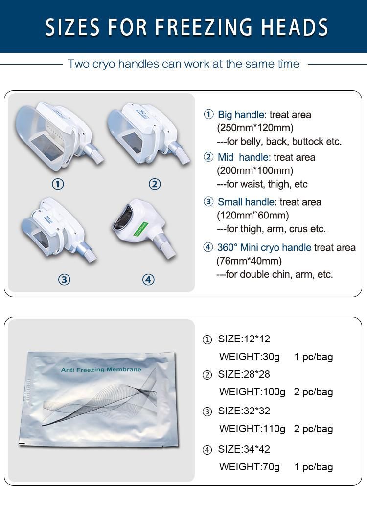 Cool Tech for Fat Reduce with Cavitation RF Lipolaser Cryolipolysis Equipment