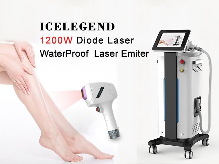 Keylaser New 2022 2 Years Warranty 1200W 808nm Diode 755 808 1064 Triple Wavelength Laser Hair Removal Machine