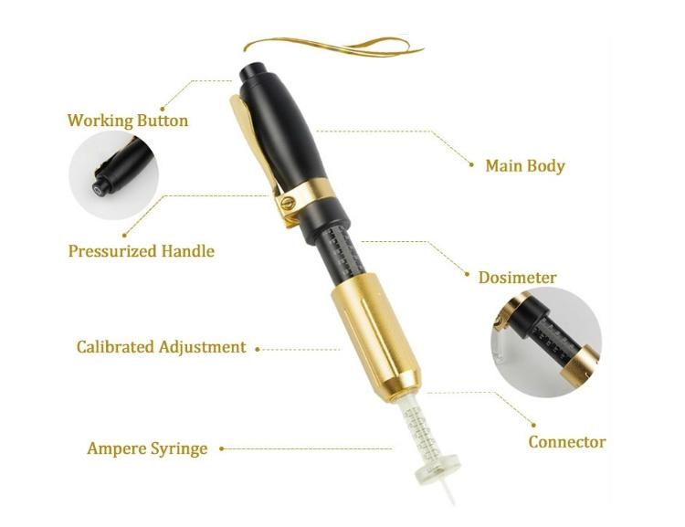 0.3ml/0.5ml 2in1 Hyaluronic Dermal Filler Pen with Free Ampoules