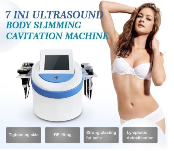 80K 7 in 1 RF vacuum Slimming Ultrasonic 80K Cavitation Machine/ Cavitation 80K