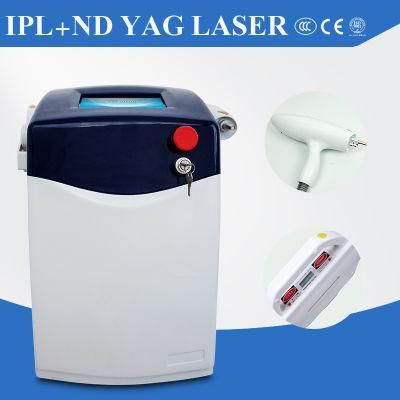 Ce Approval IPL RF Elight Q Switched ND YAG Laser Tattoo Removal Machine