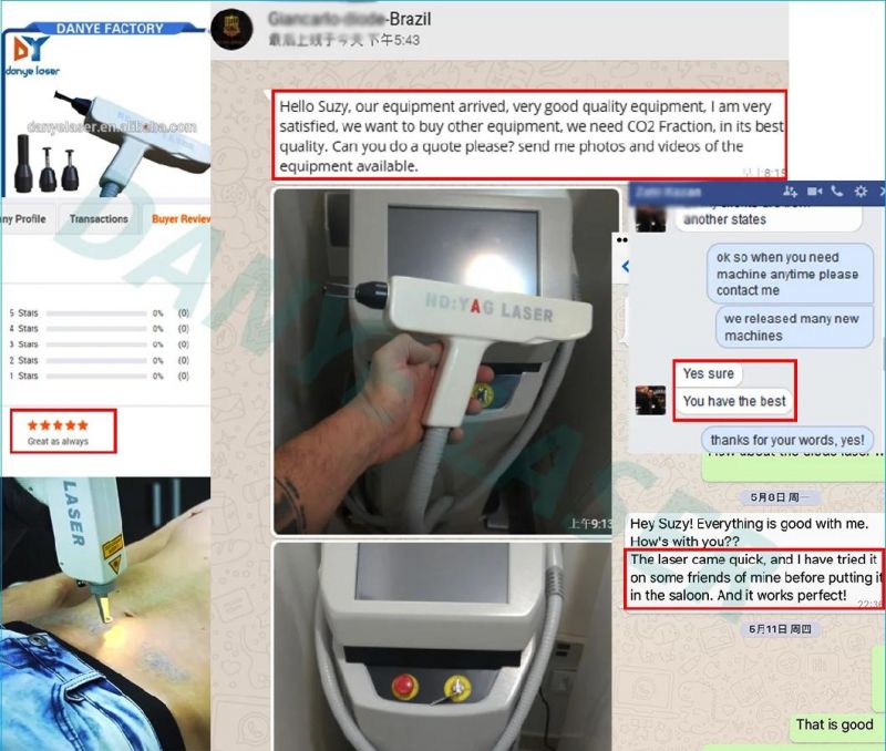 1064 532 1320nm ND YAG Laser Tattoo Removal Pigmentation Removal Machine Prices