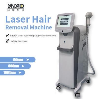 Perment Painless 755nm 808nm 1064nm Diode Laser Hair Removal