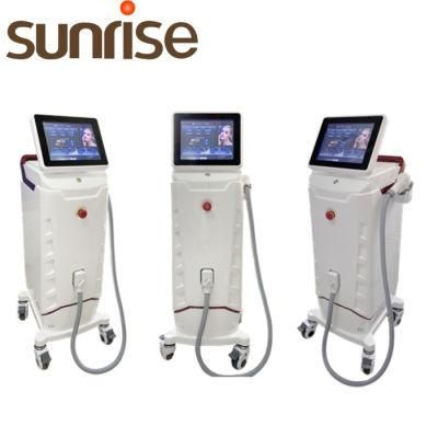 High Quality Promotion Diode Laser Distributor Wanted Vertical Triple Wave 808+755+1064nm Laser Hair Removal Machine 808nm Diode Laser